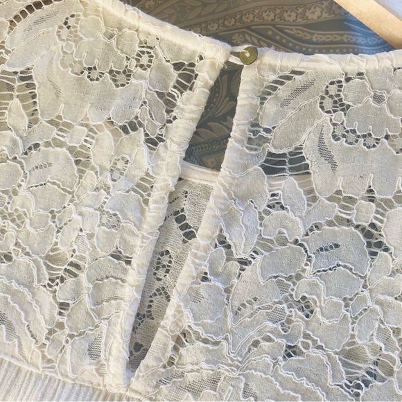 H&M | Eggshell Lace Top Shift Dress - Picture 6 of 6